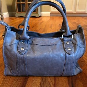 Frye Melissa Washed Leather Satchel Bag